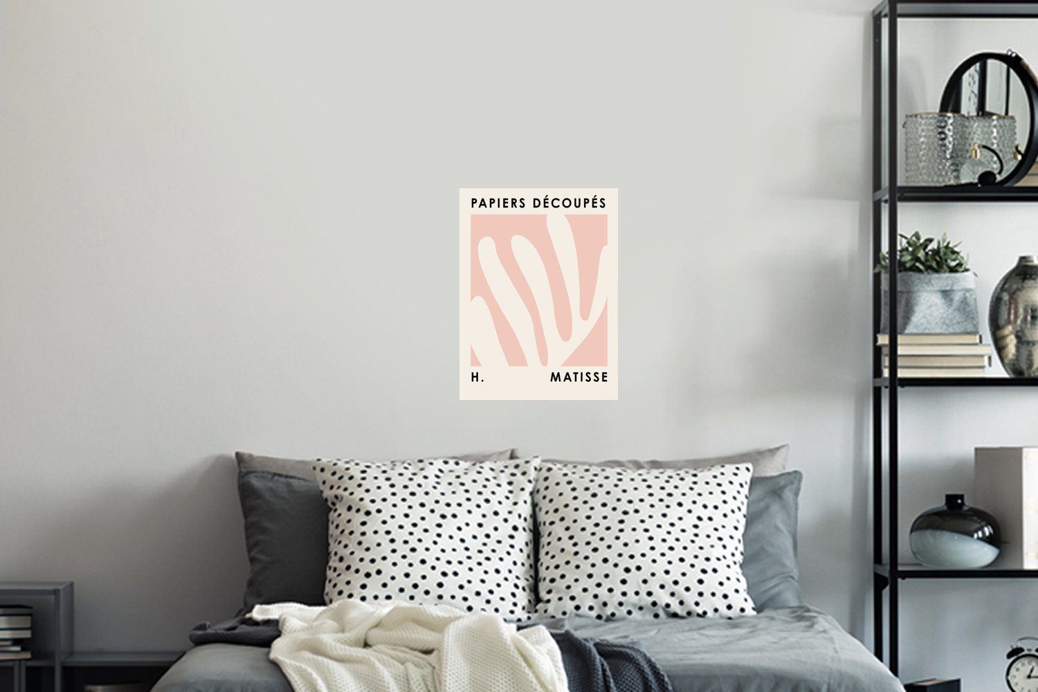 (1 - Pastell - Abstrakt Wandaufkleber, Wohnzimmer, MuchoWow - Wandsticker Schlafzimmer Rosa St), Matisse Selbstklebend, Wandtattoo,