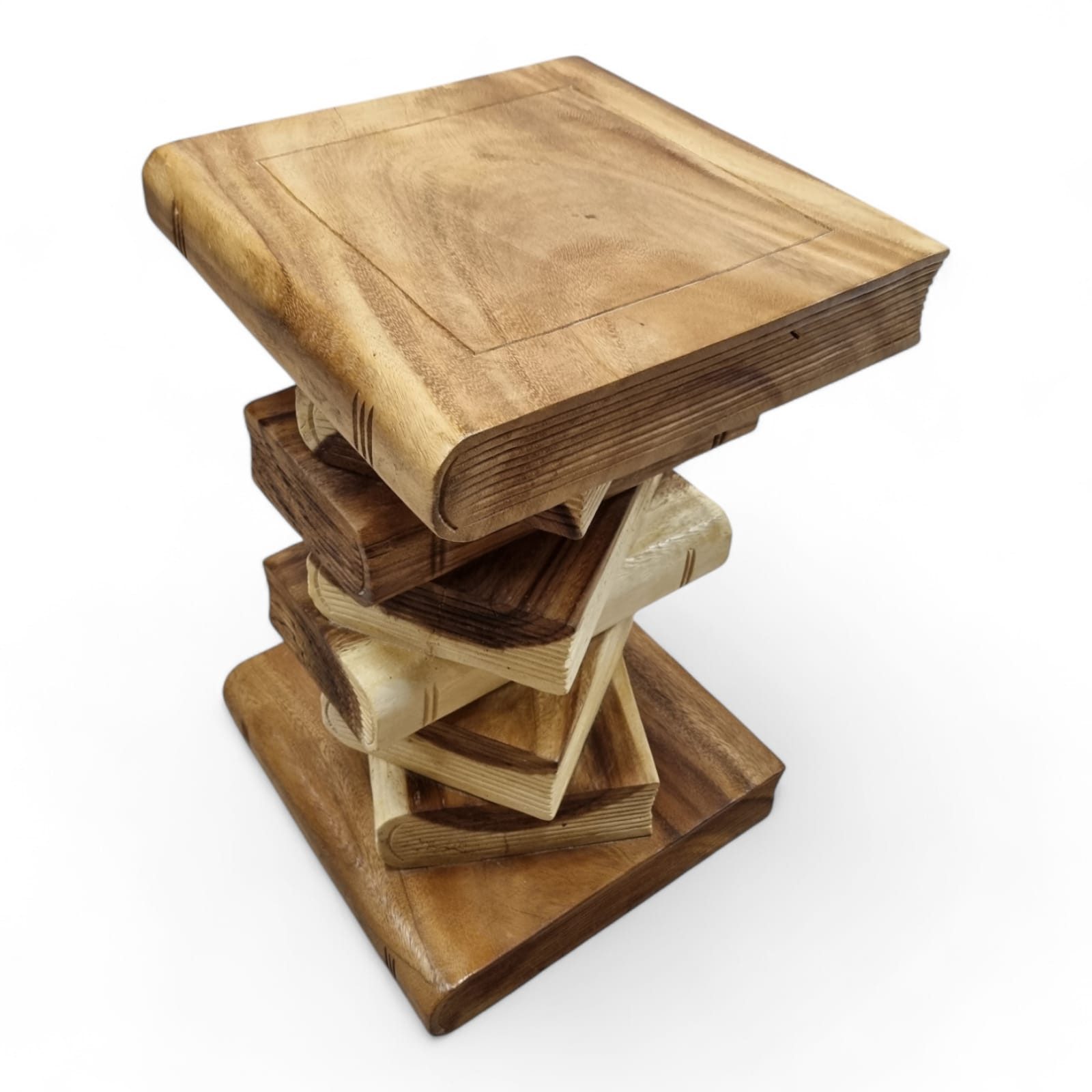 Kinaree Beistelltisch Beistelltisch Bücherstapel, Akazien Holz, verschieden günstig online kaufen