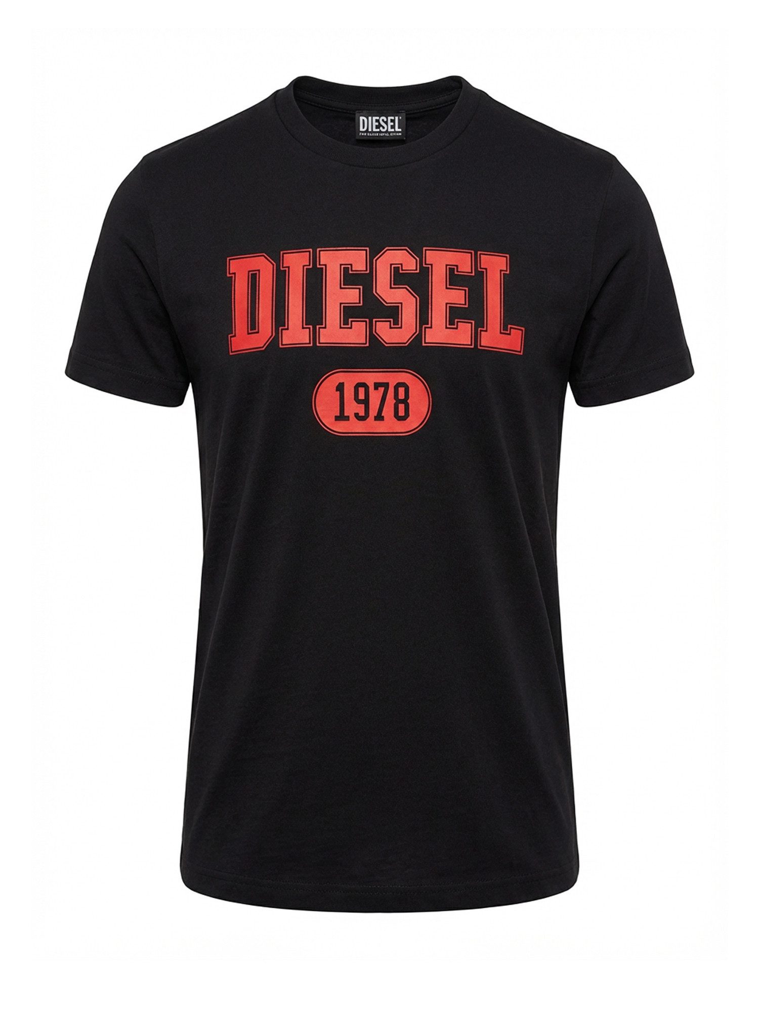 Diesel Rundhalsshirt Slim Fit Logo Shirt - T-DIEGOR 1-A
