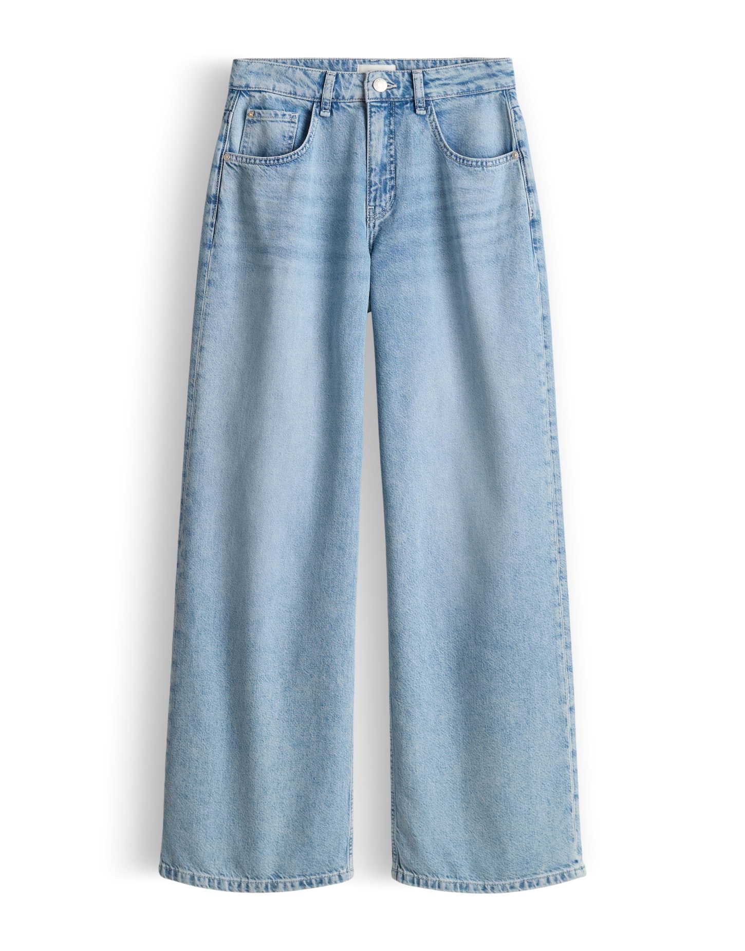 OPUS Weite Jeans Miva flow aus Denim mit weitem Bein leichter Used-Effekt, günstig online kaufen
