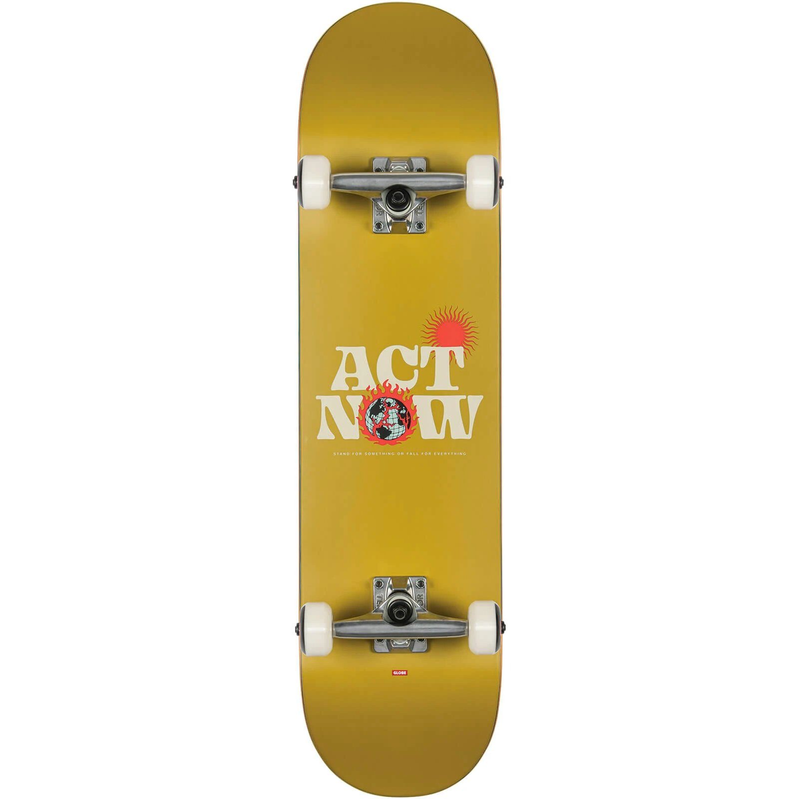 Globe Skateboard G1 Act Now 8.0' - mustard