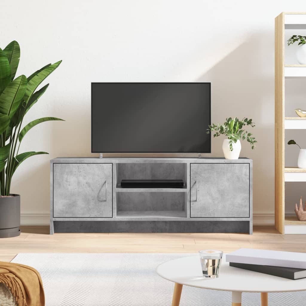 vidaXL TV-Schrank NA TV-Schrank Betongrau 102x30x37,5 cm Spanplatte TV-Lowboard