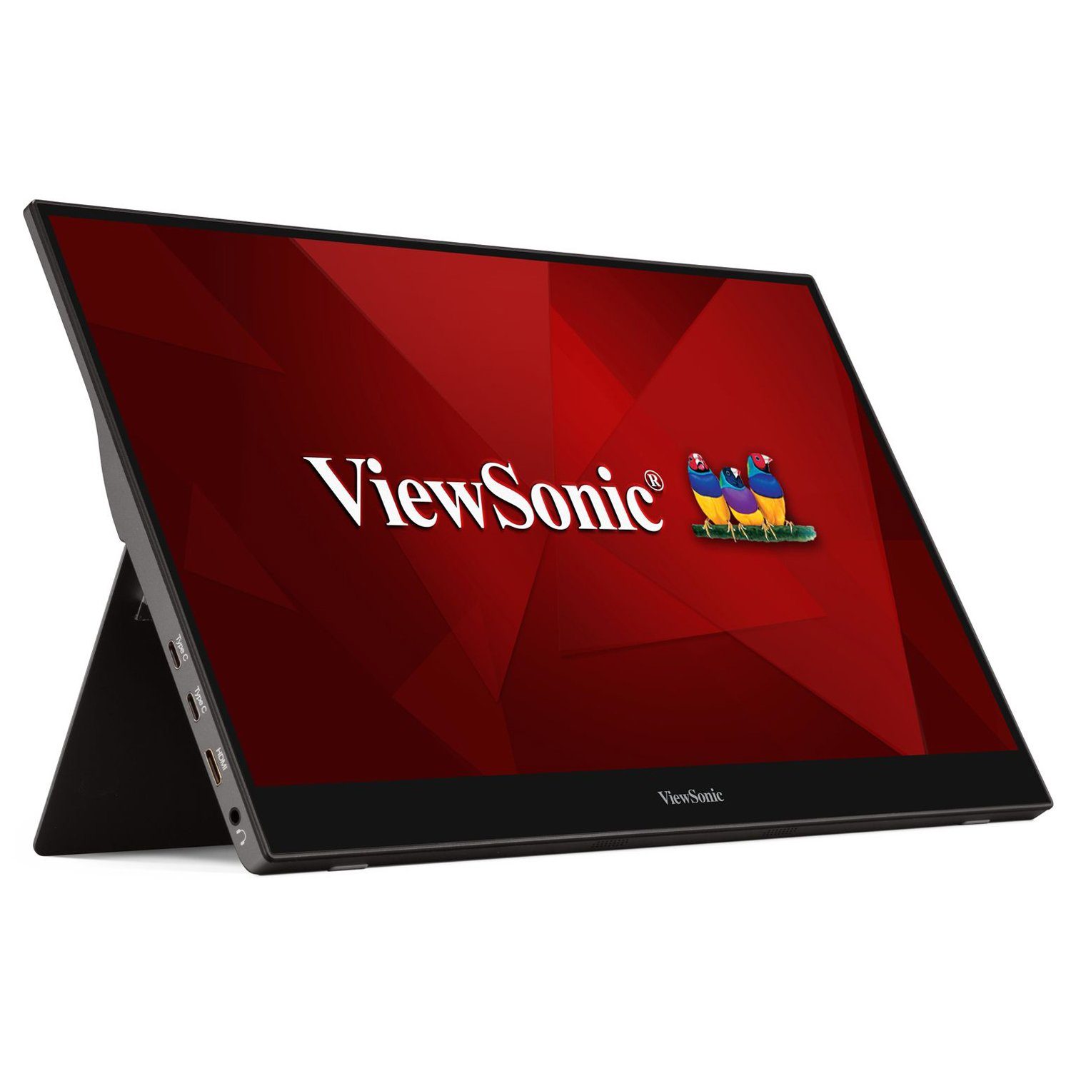 Viewsonic TD1655 Smart Monitor (40.6 cm/16 ", 1920 x 1080 px, 6,5 ms Reaktionszeit, IPS, 16:9, schwarz, touchscreen)