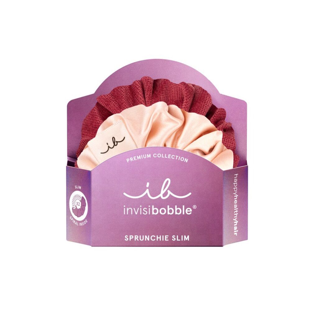 invisibobble Haargummi Haarband Sprunchie Slim Premium You Make me Blush 2 Stück