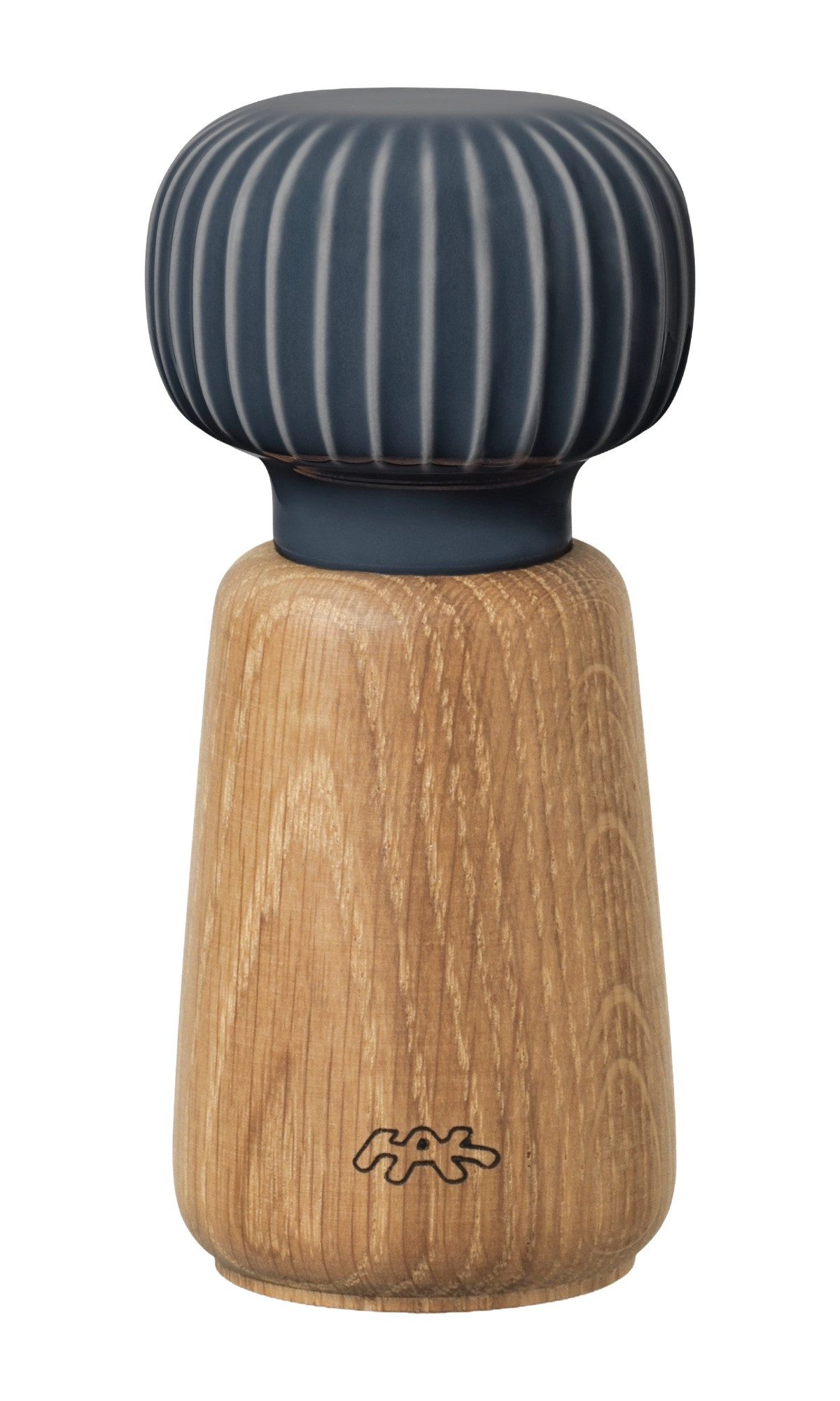 Kähler Salz-/Pfeffermühle Kähler Hammershøi Mühle H14 cm Anthrazit Grau