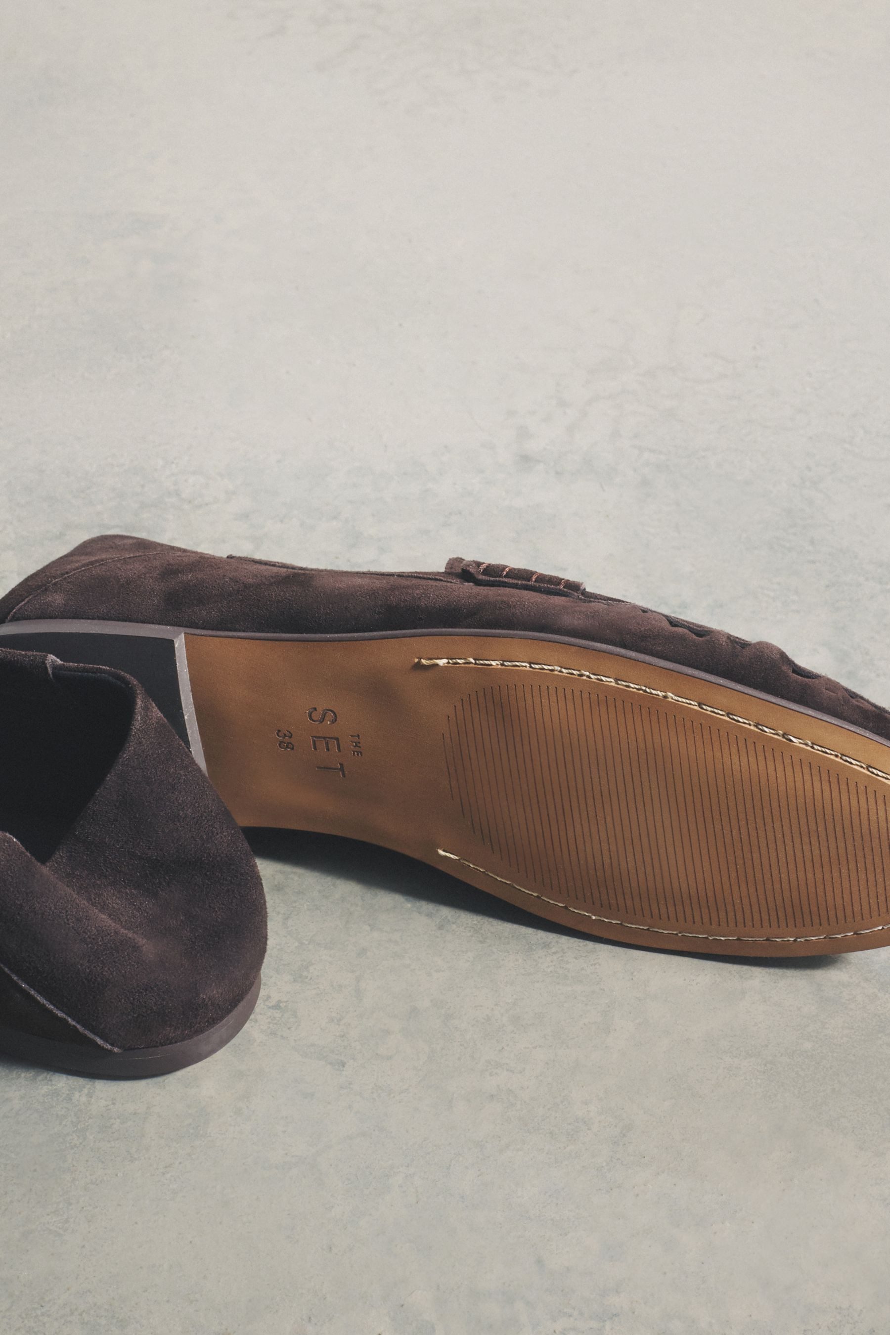 The Set The Set Loafer aus Premium-Veloursleder Loafer (1-tlg)