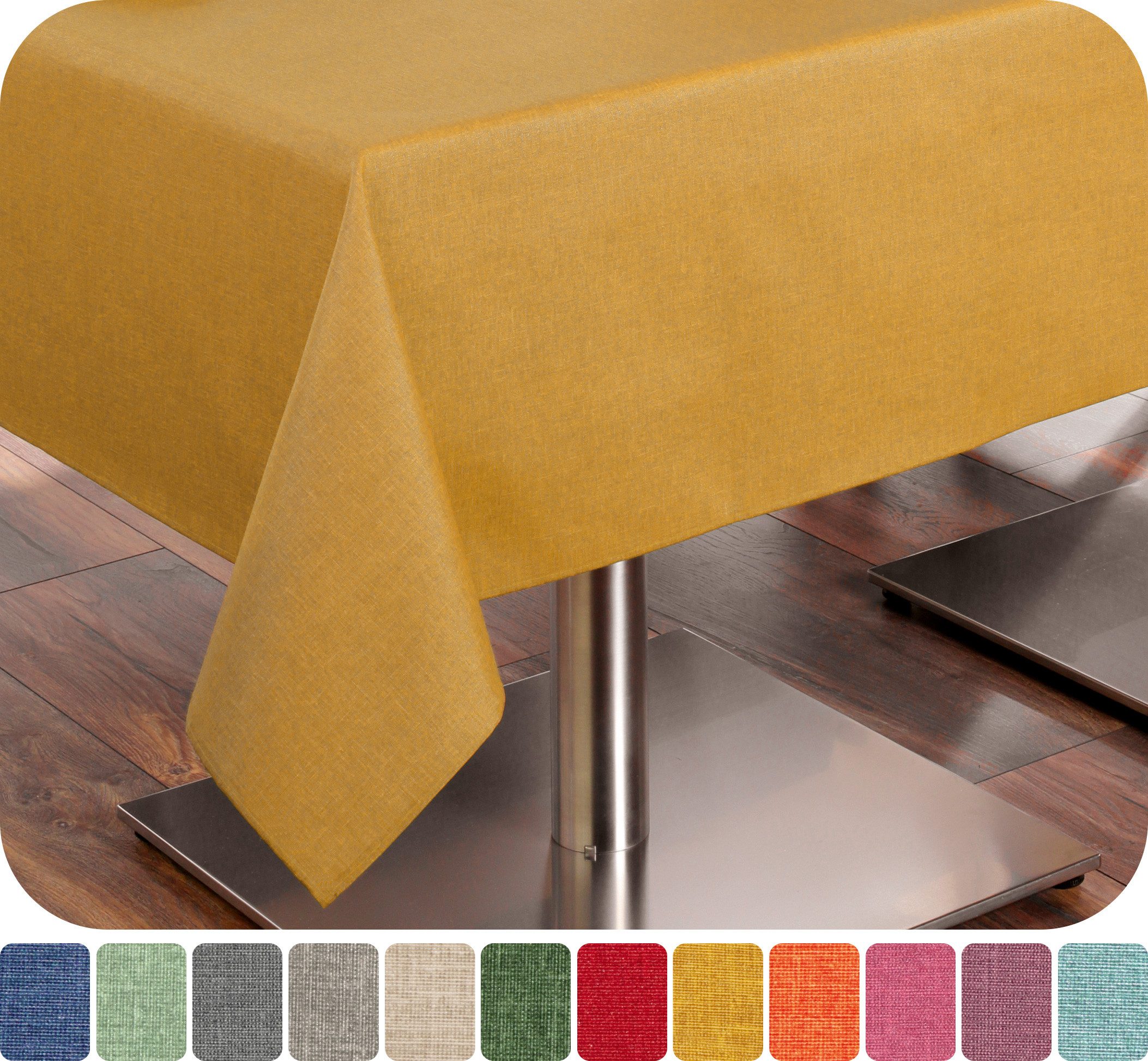 Beautex Tischdecke Tischdecke Tischläufer Leinen Struktur günstig online kaufen