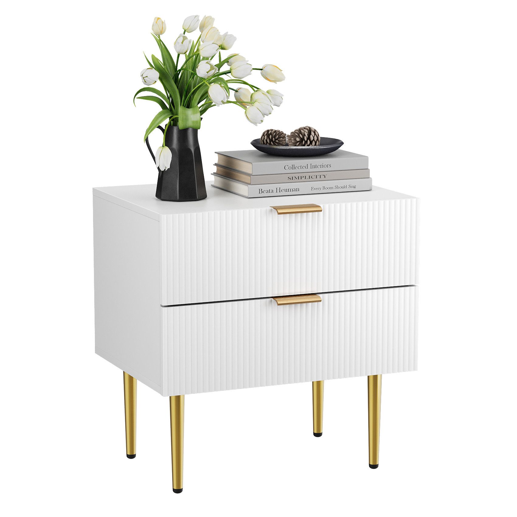 Semiocthome Nachttisch im Mid-Century Modern Stil, günstig online kaufen