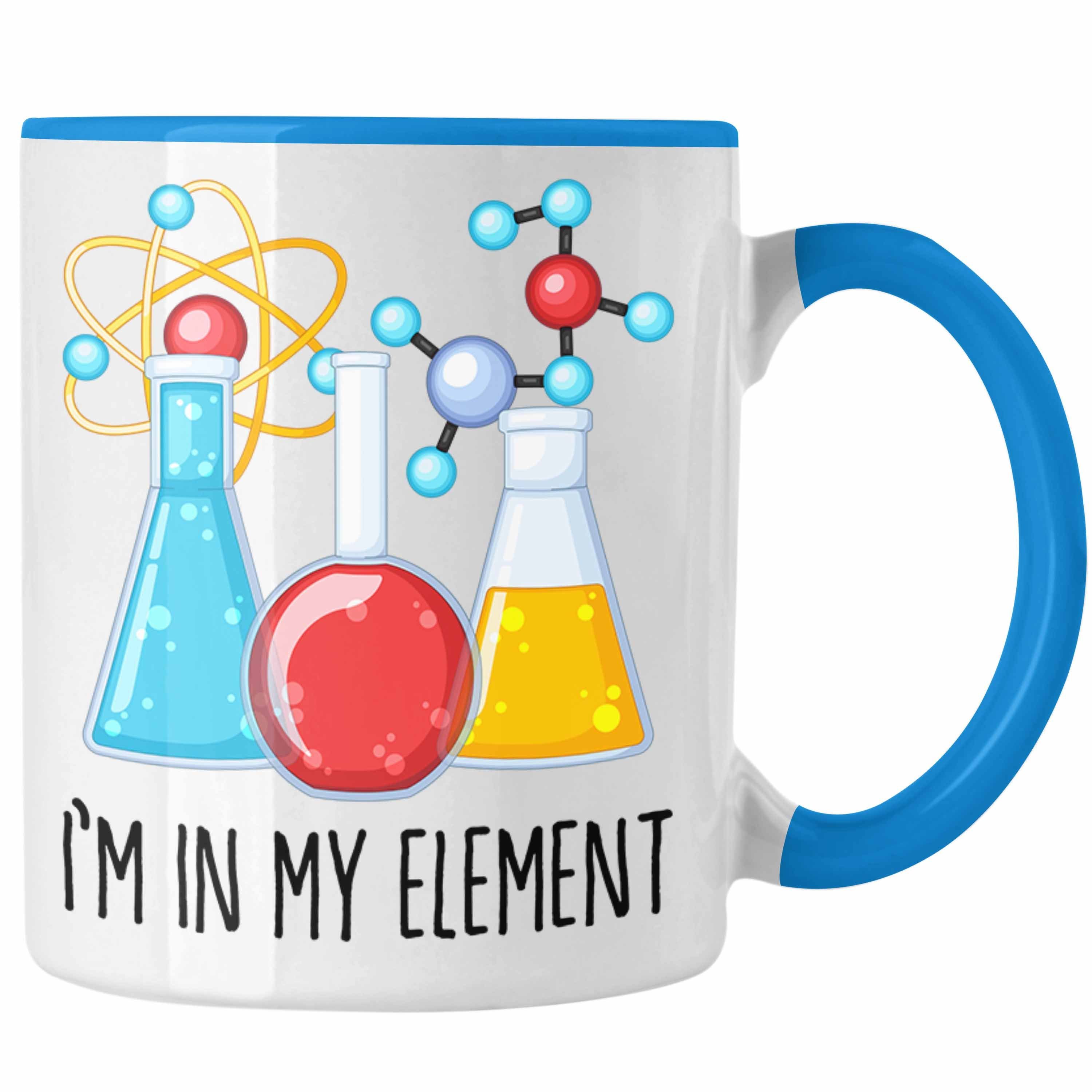 Trendation Chemie Student Chemiker Element In Im Blau Geschenk Le Kaffeetasse My Tasse Tasse