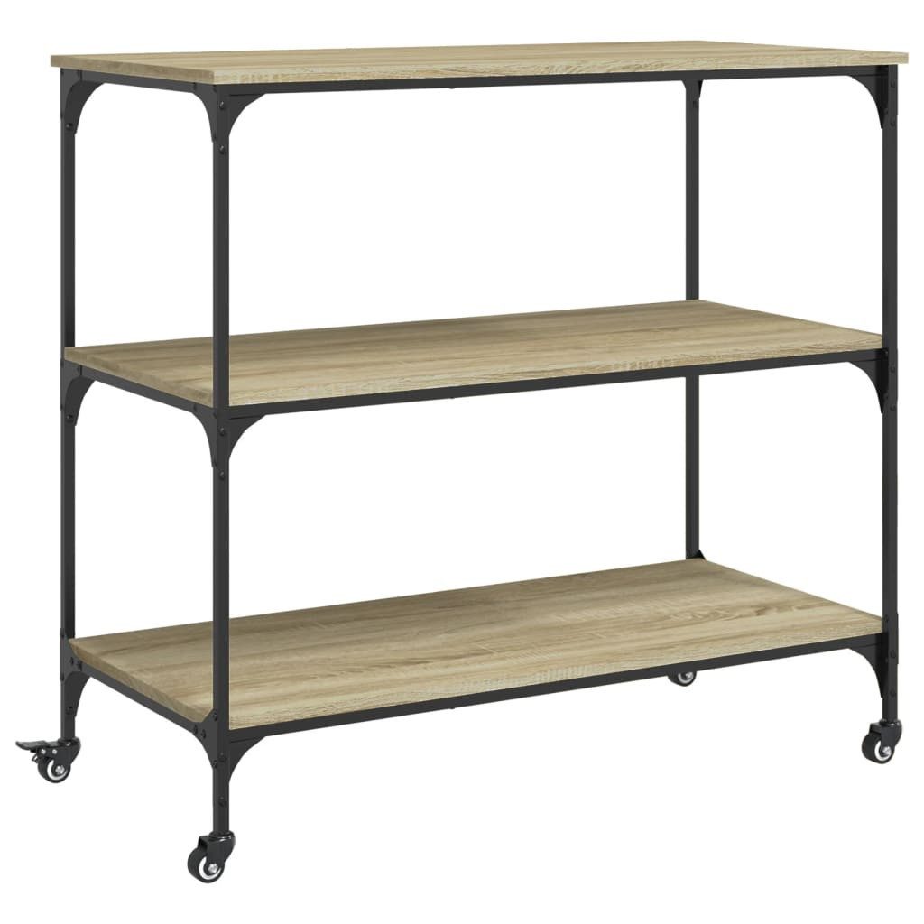 vidaXL Küchenwagen Küchenwagen Sonoma-Eiche 102x50x95 cm günstig online kaufen