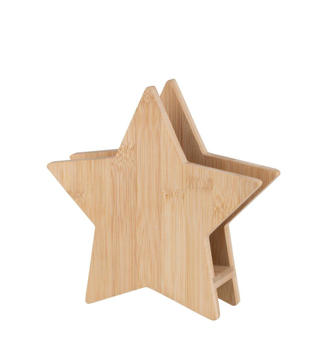Räder Design Serviettenhalter Bambusserviettenhalter "Stern"