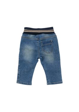 s.Oliver Stoffhose Jeans mit Umschlagbund Streifen-Detail, Ziernaht