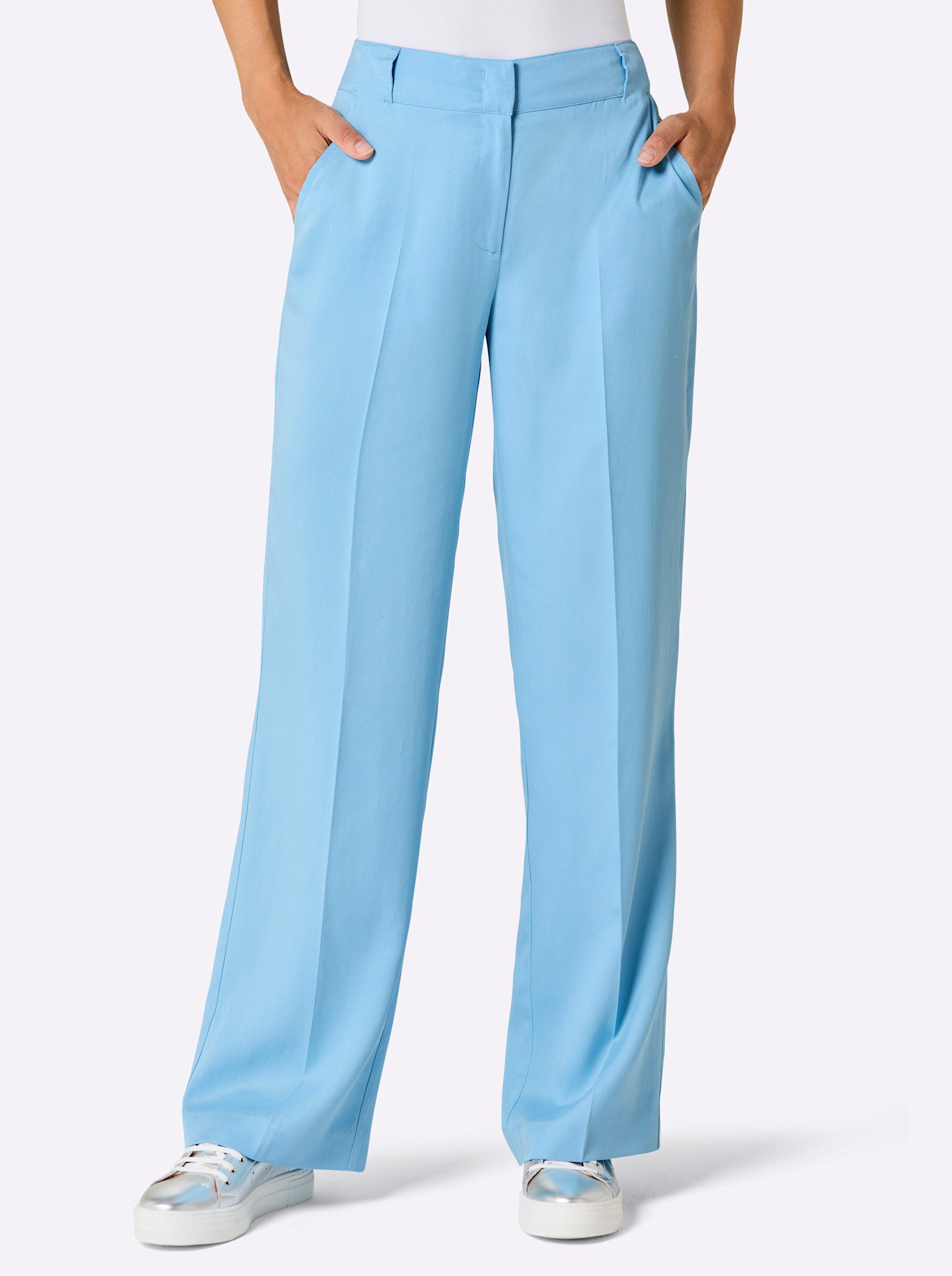 creation L Jerseyhose Lyocell-Leinen-Hose komfortabel günstig online kaufen