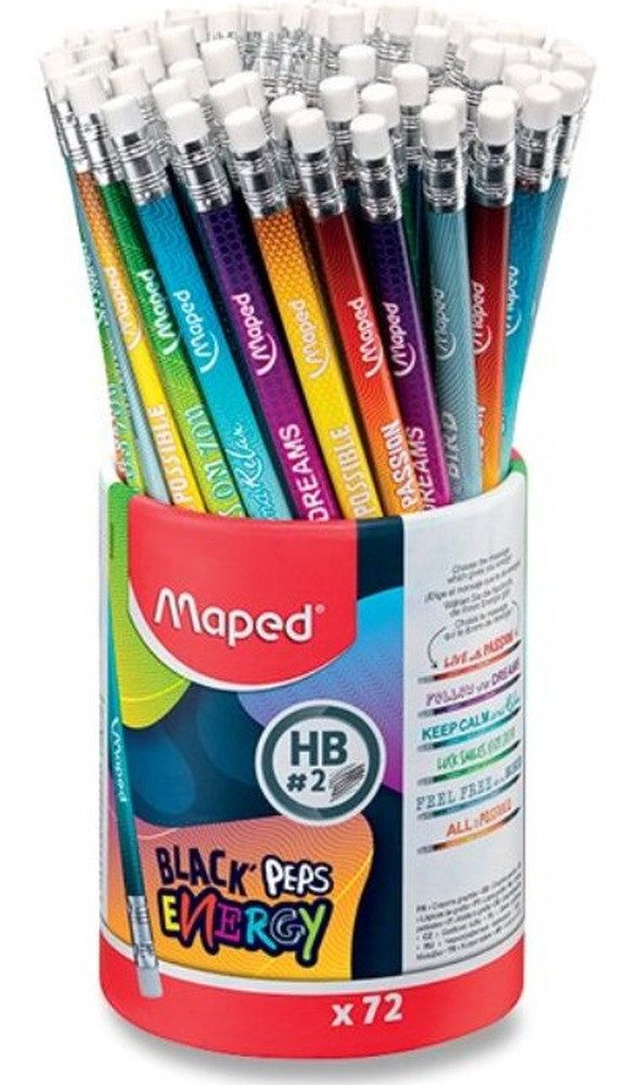 MAPED Bleistift MAPED Graphit-Tinte Black'Peps Energy 1pc (Mix)