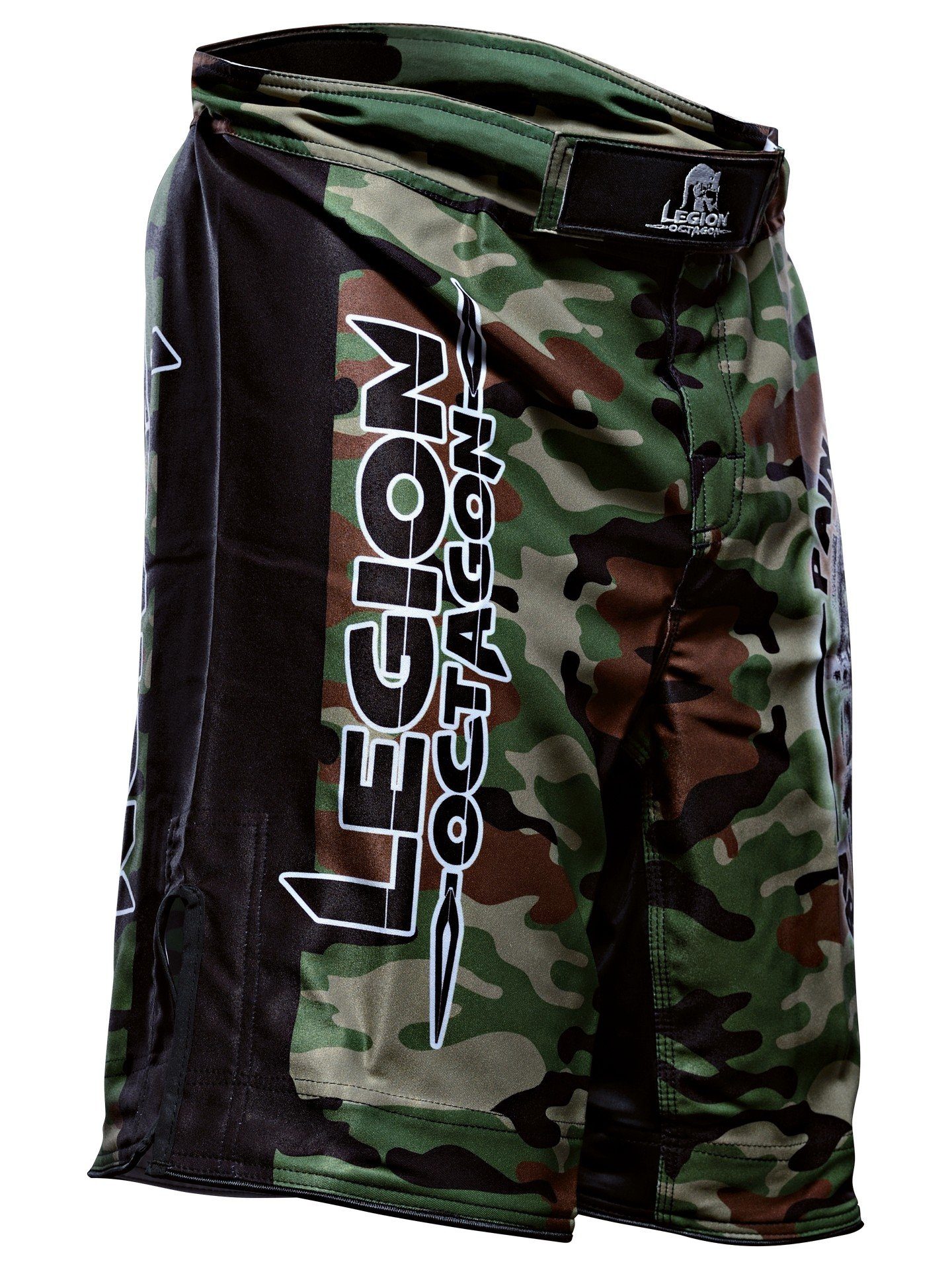 Skull, Pain) kurz Maga, Krav OCTAGON Totenkopf, Shorts MMA Sporthose LEGION KWON Kickboxen Camouflage Thaiboxhose Thaiboxen (Modell Kampfsport Hose