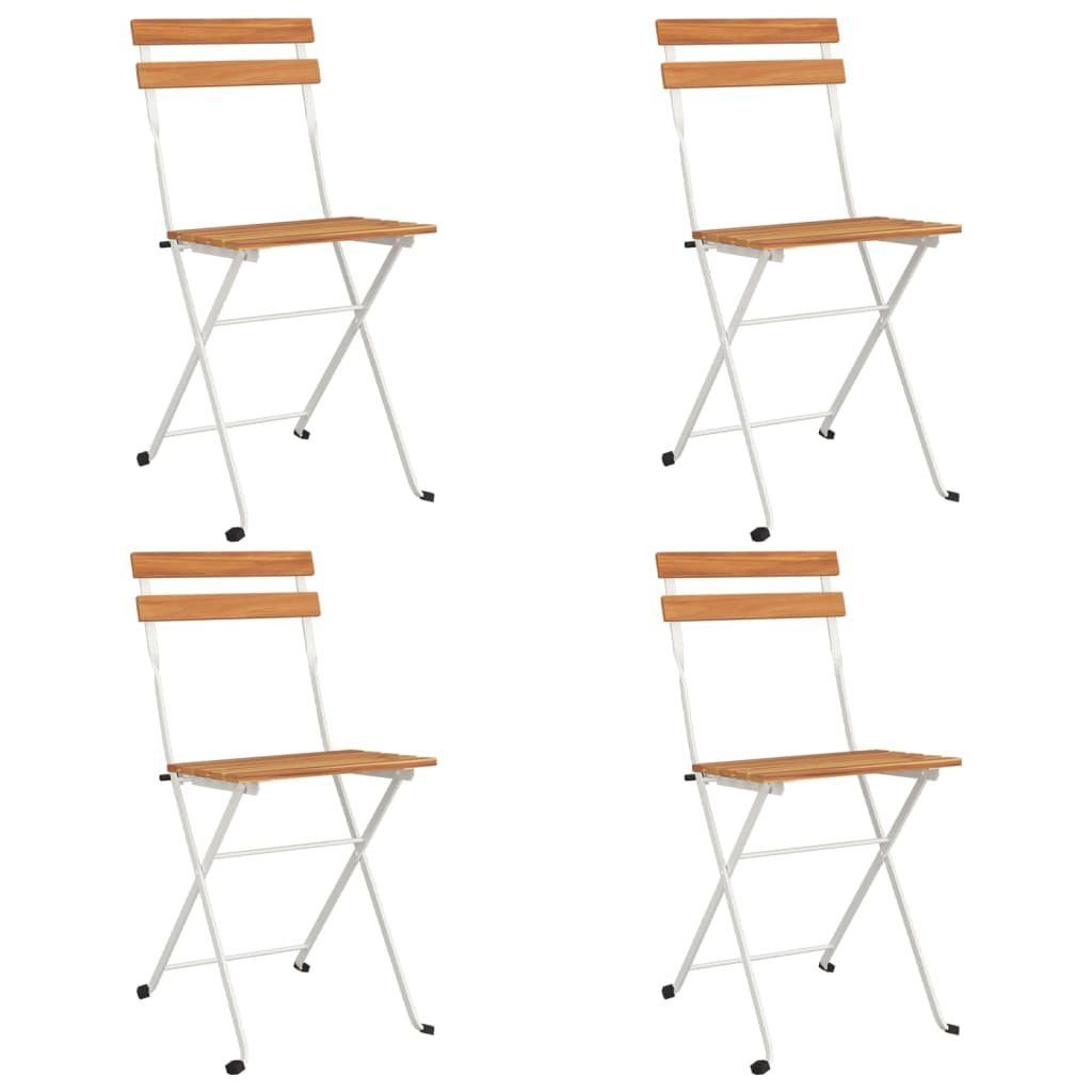 vidaXL Gartenstuhl Bistrostühle 4 Stk. Klappbar günstig online kaufen