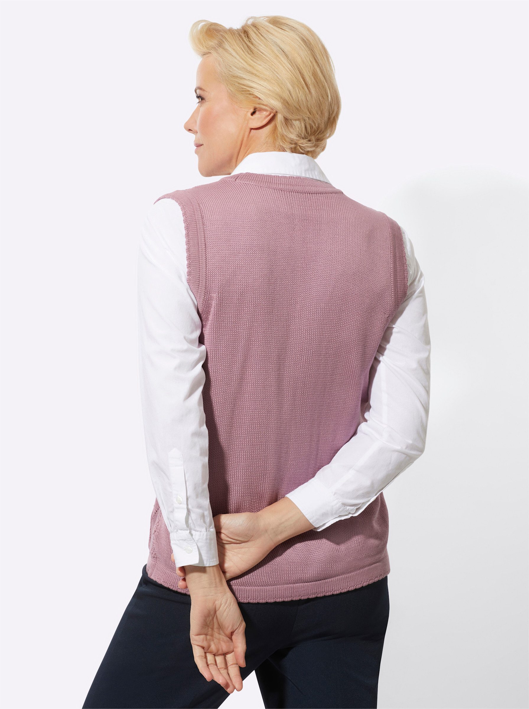 Witt Strickweste Strickweste Langarm Ajour