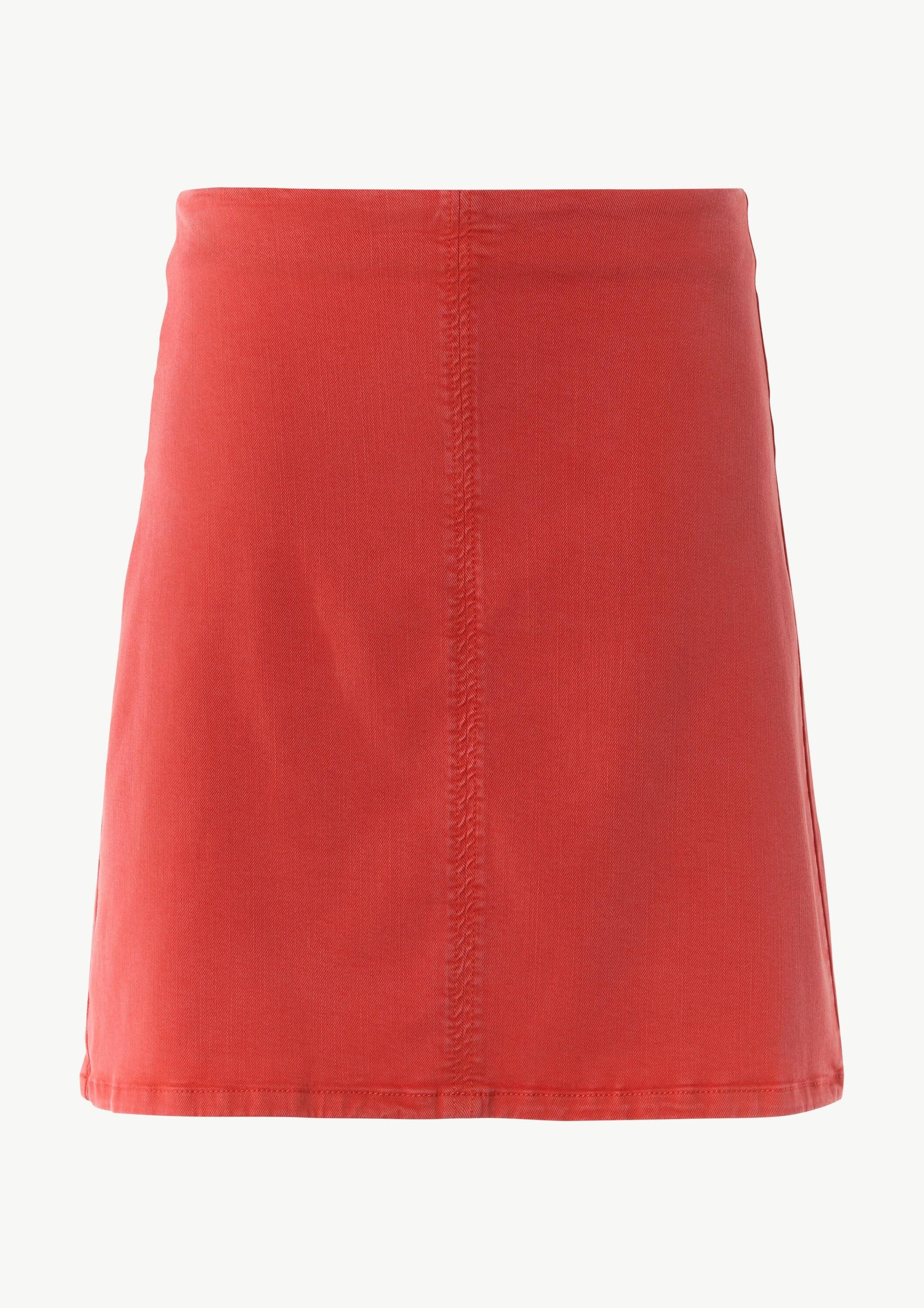 comma Minirock Rock Kurzer Rock mit Garment Dye