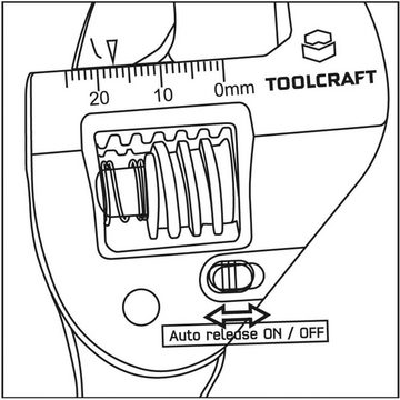 TOOLCRAFT Gabelschlüssel Rollgabelschlüssel mit Ratschenfunktion 0 - 26 mm