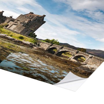 Posterlounge Wandfolie Reiner Würz, Schottland - Eilean Donan Castle, Wohnzimmer Fotografie