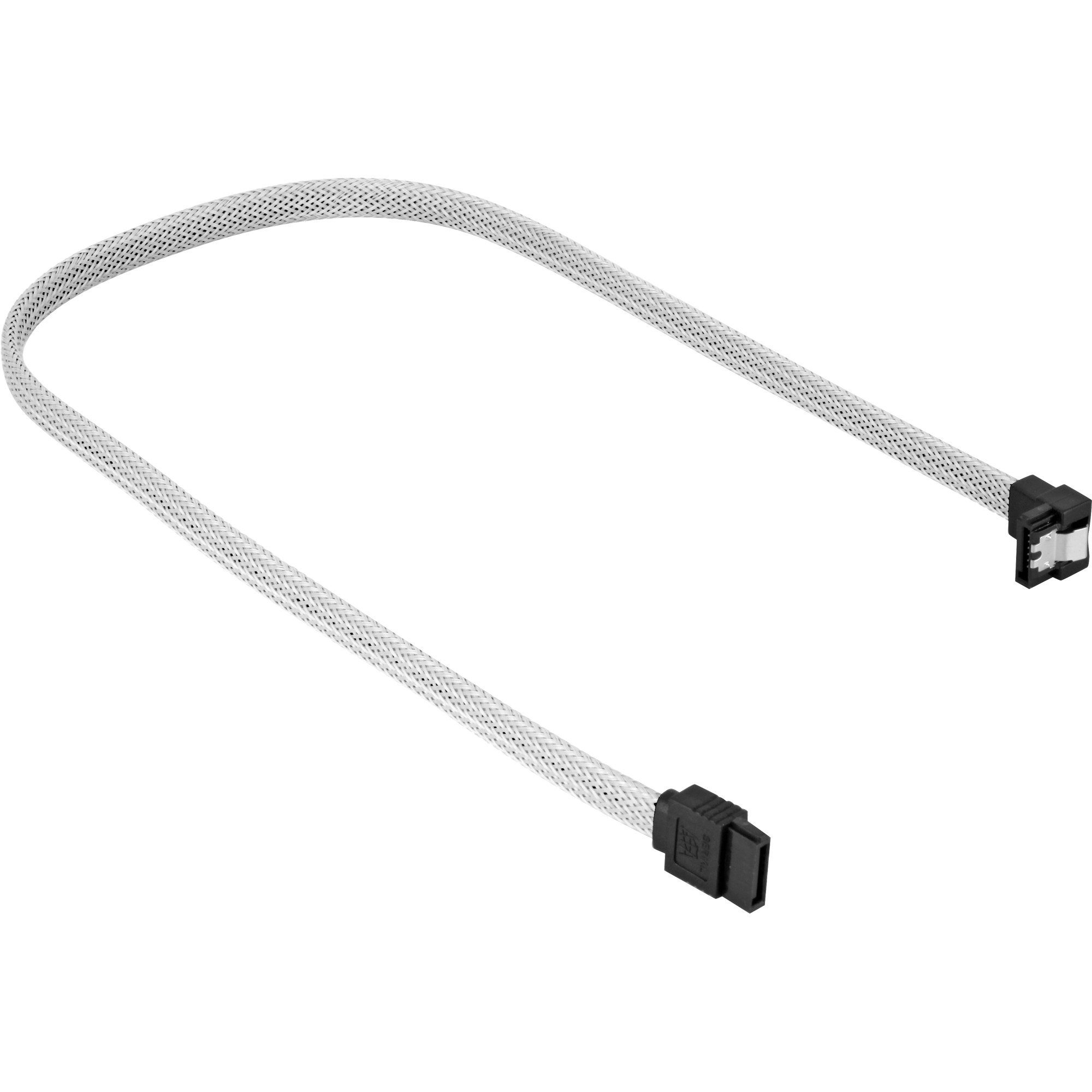 Sharkoon Sharkoon Sata III Kabel 90° sleeve, (60 cm) Computer-Kabel