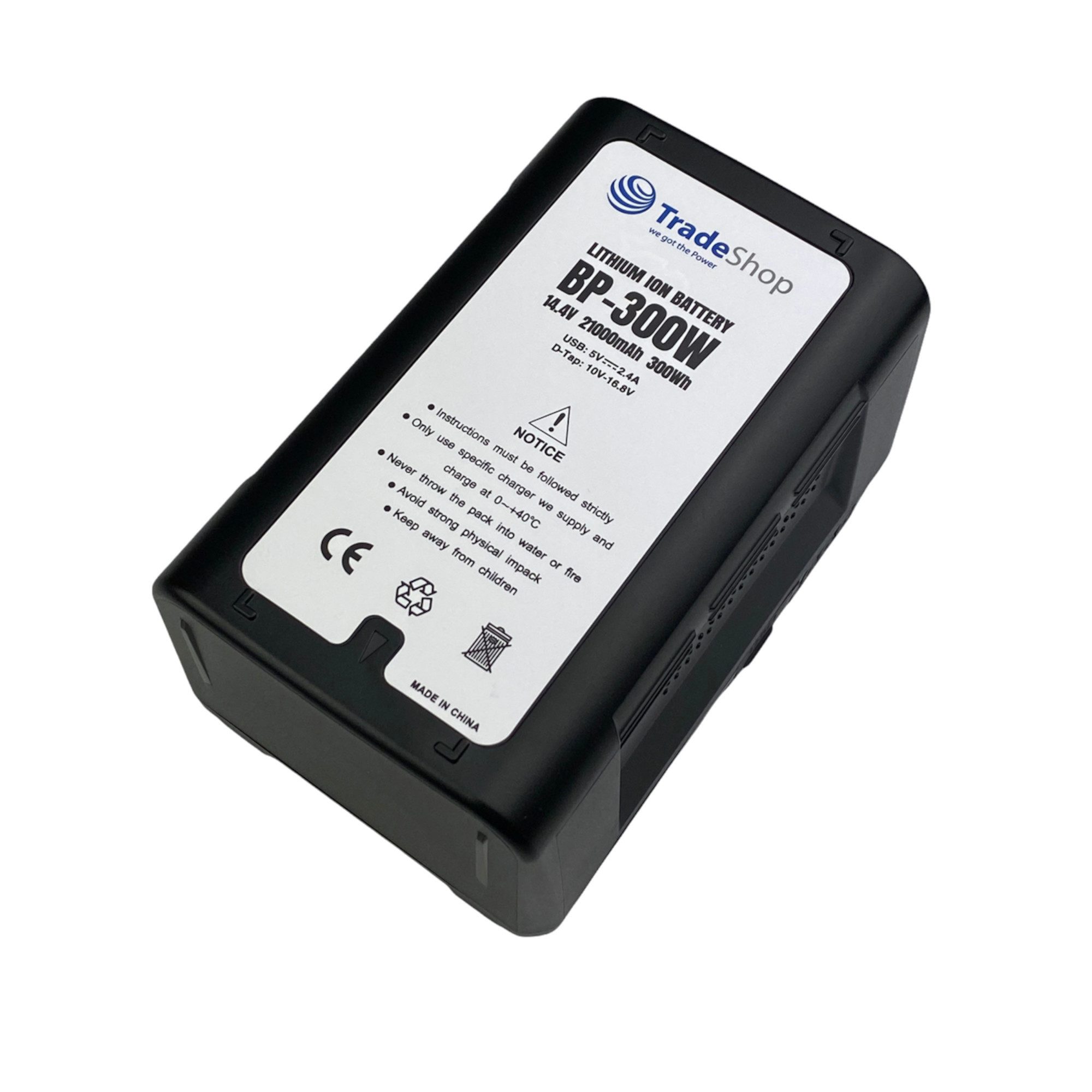 Trade-Shop Akku passend für Sony BP-FL75, BP-FLX75, BP-L80S, BL-BP150 Akku Li-Ion 21000 mAh (14,4 V)