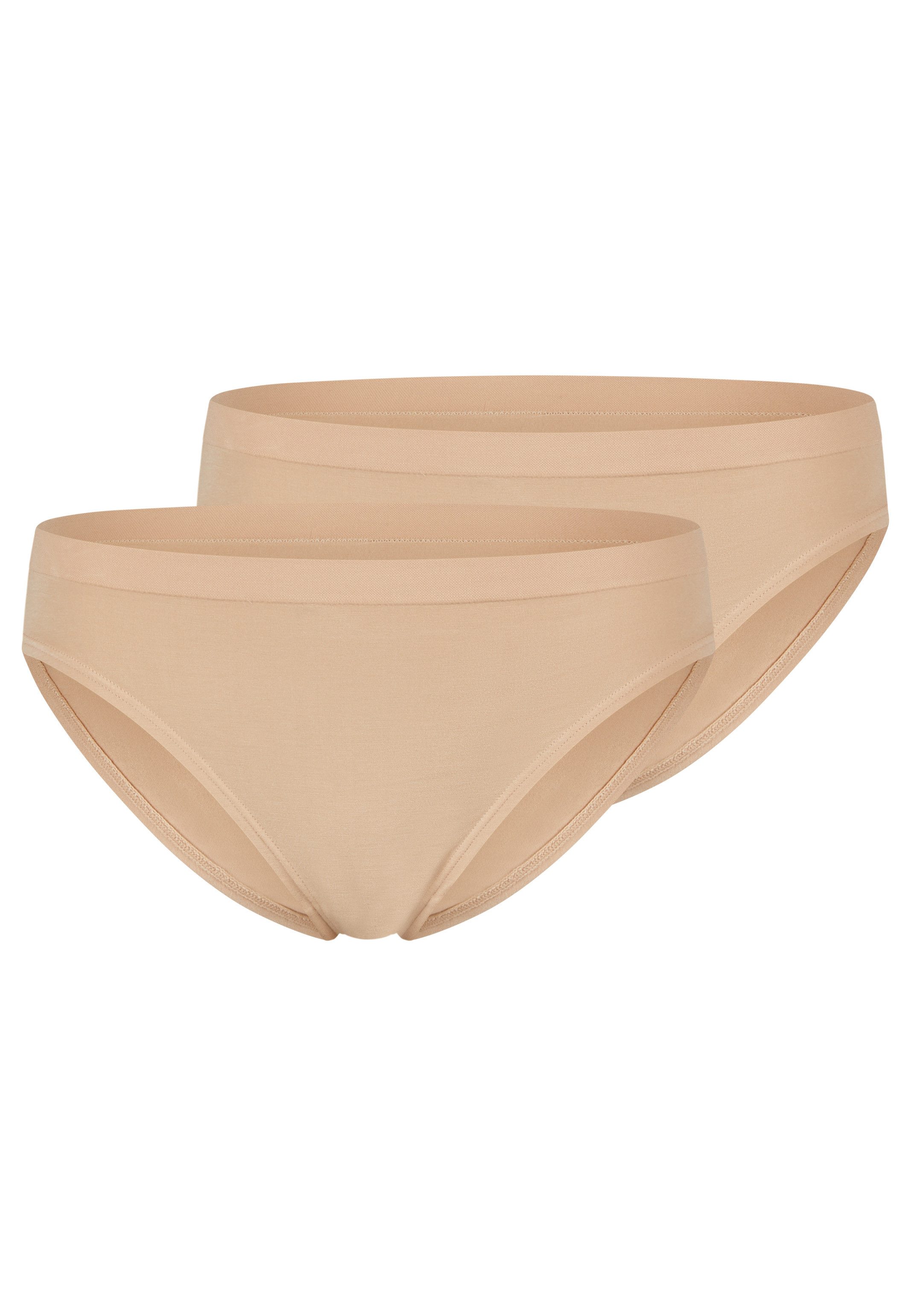 sloggi Bikinislip 2er Pack GO Sense (Spar-Set, 2-St) Slip - Nahtlos - High leg Slip im modernen puristischen Design