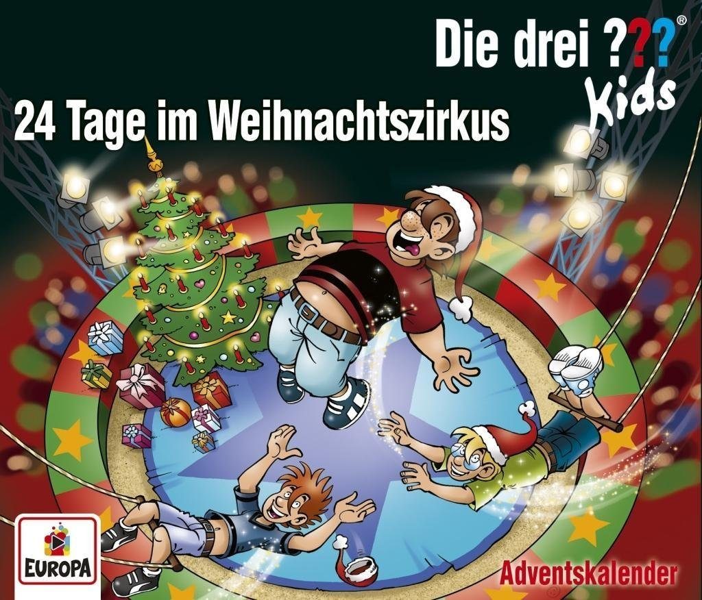 United Soft Media Adventskalender Die drei ??? Kids - Adventskalender - 24 Tage im Weihnachtszirkus, ...