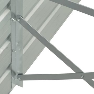furnicato Hochbeet Garten-Verzinkter Stahl 400x80x45 cm Grau