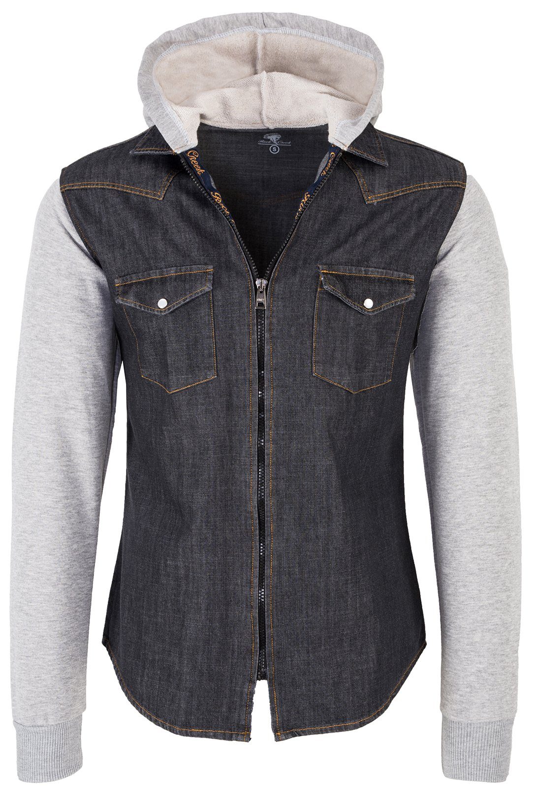 Rock Creek Jeansjacke Herren Jeanshemd mit günstig online kaufen