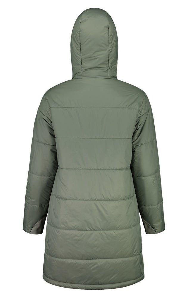 Maloja Wintermantel FossanM Urban Puffer Coat (PrimaLoft® BIO133, winddicht) grün Damen