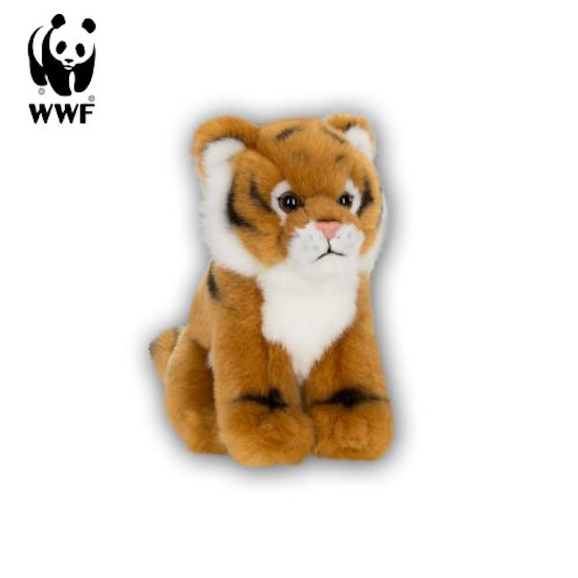WWF Kuscheltier Plüschtier Tigerbaby (15cm), sitzend