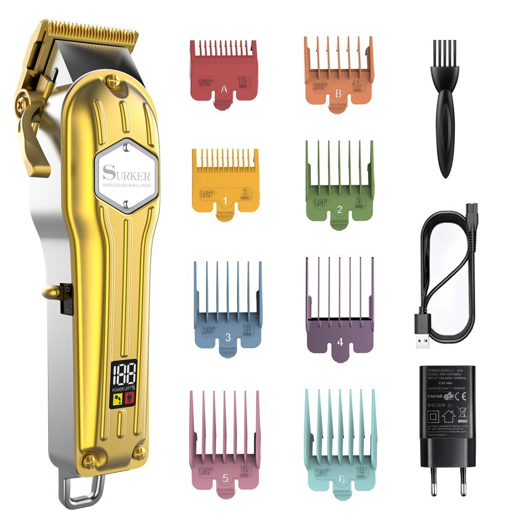 Haarschneider K7S, Haarschneidemaschine, Akku/Netz SURKER Bartschneider,
