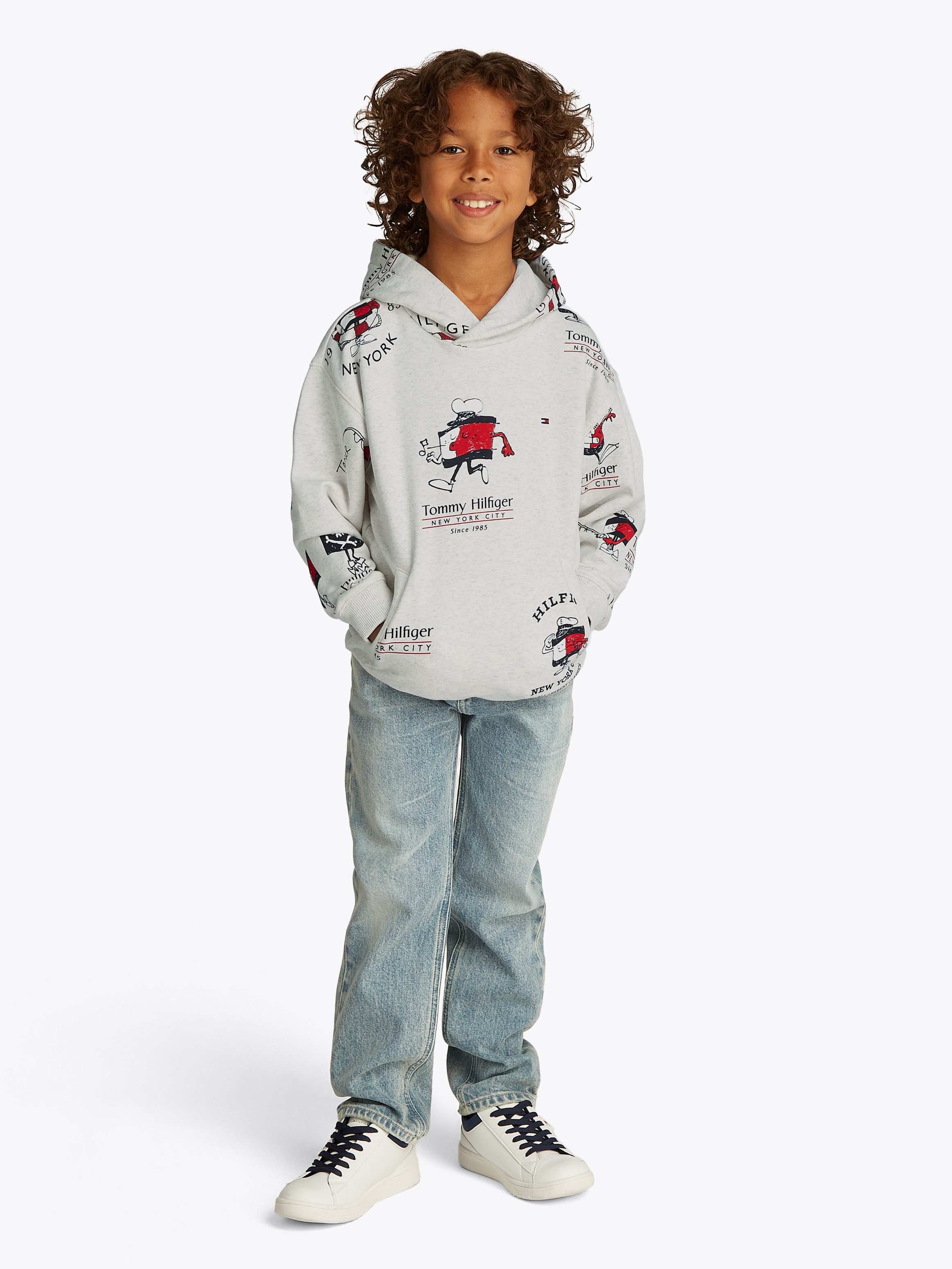 Tommy Hilfiger Kapuzensweatshirt ALL OVER PRINT günstig online kaufen