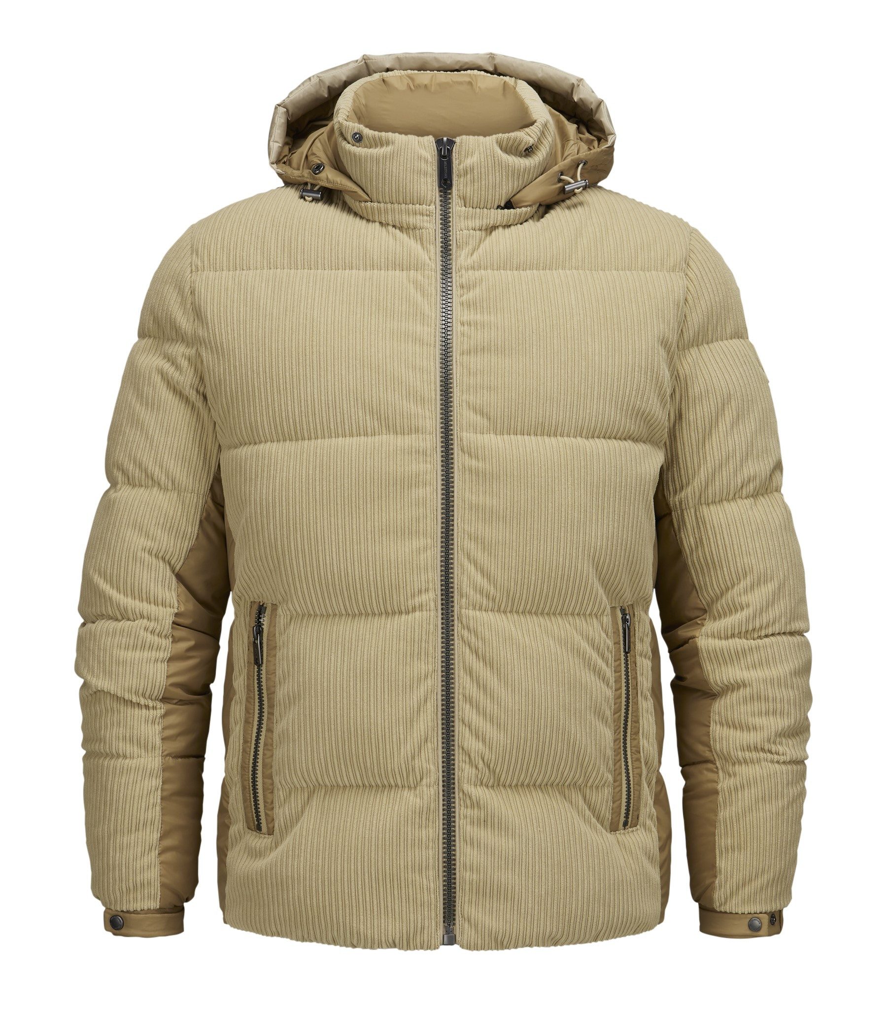 Milestone Steppjacke MSCordoba im Materialmix aus samtiger Cord-Qualität mi günstig online kaufen