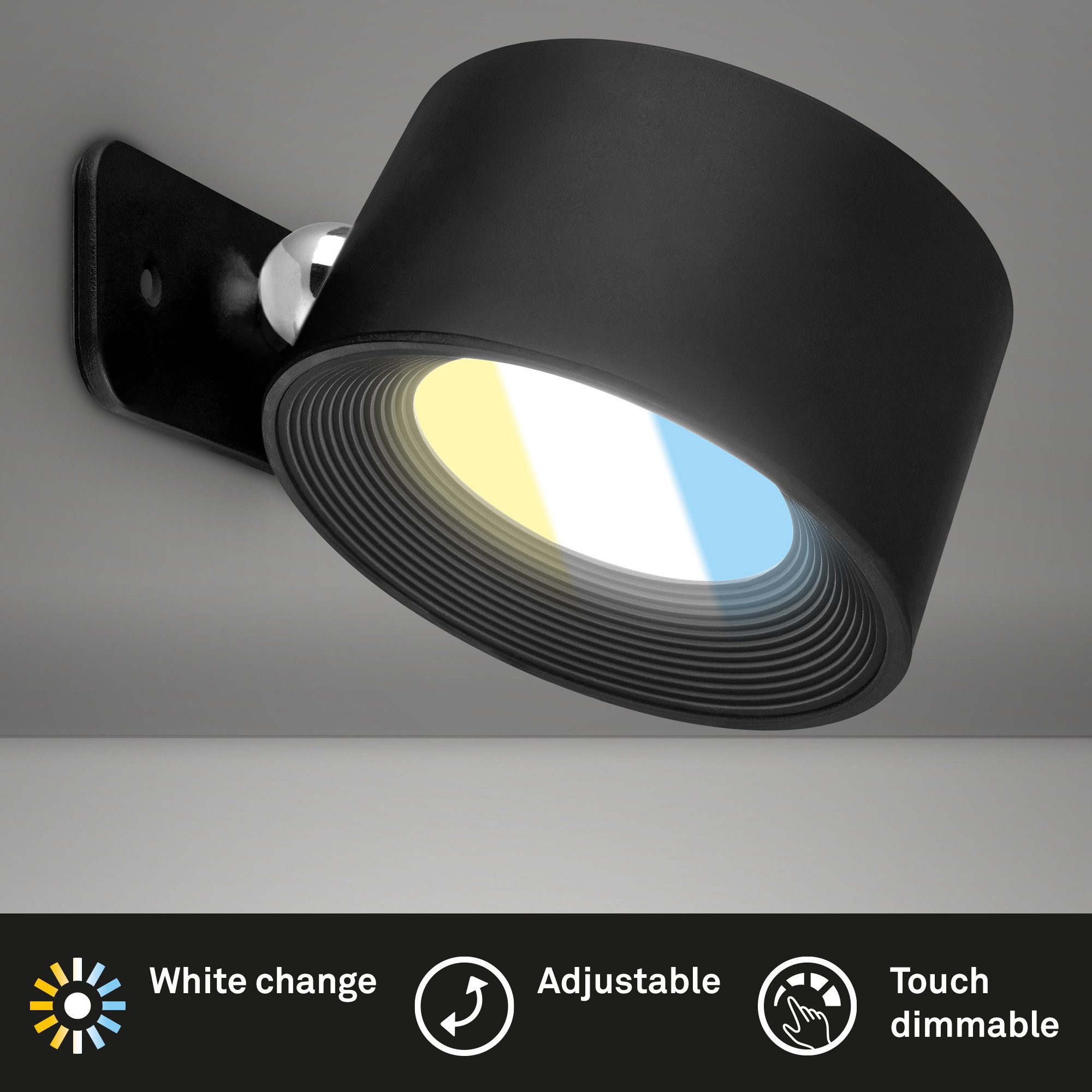 Briloner Leuchten LED Wandleuchte 2599015, Dimmbar, günstig online kaufen