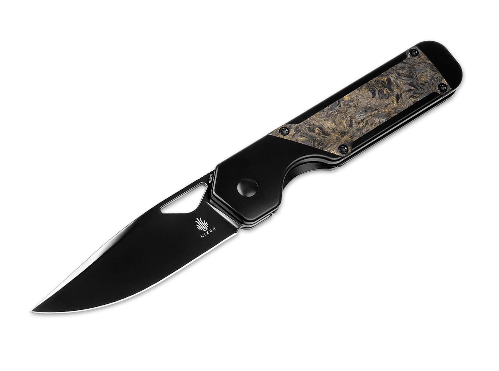 Kizer Taschenmesser Taschenmesser Militaw S45VN Ti-Fat Carbon