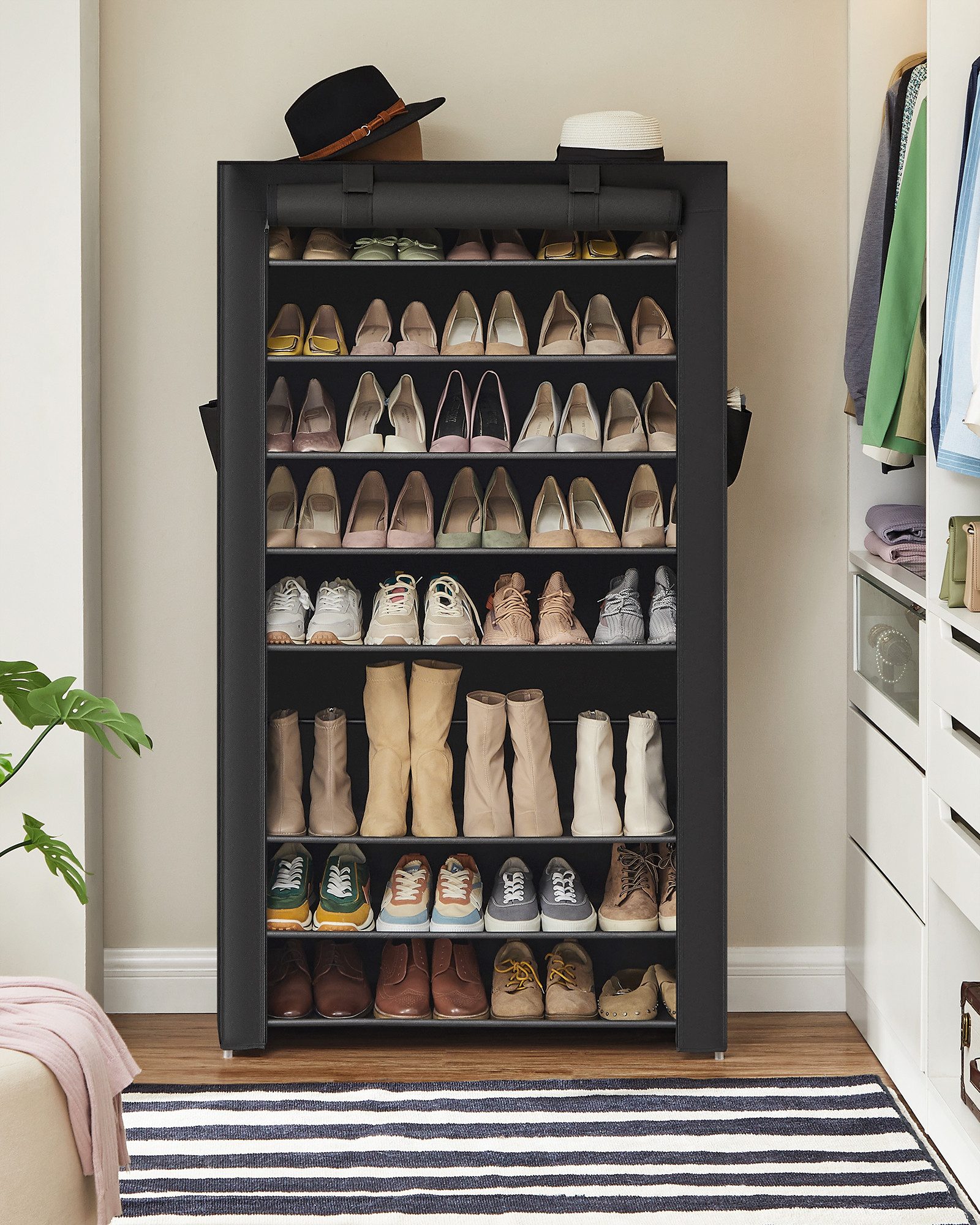 SONGMICS Schuhregal Schuhschrank, 10 Ebenen, für günstig online kaufen