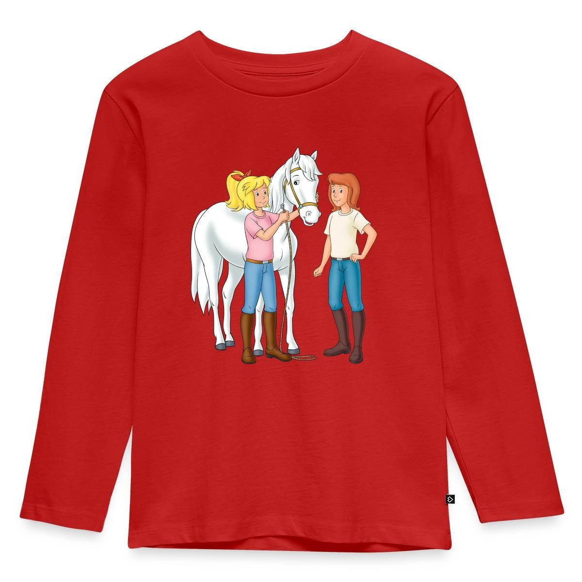 T-Shirt Bibi Und Tina Kümmern Sich Um Sabrina Kinder Premium Langarmshirt
