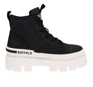 Buffalo RAVEN HI Schwarz Stiefelette Vegane Damen High-Top Sneaker