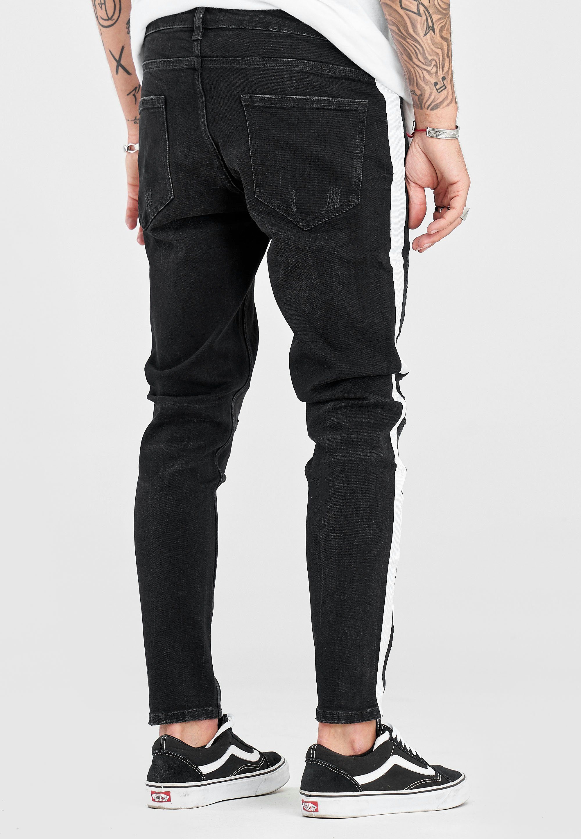 BELAS Seitenstreifen 2Y mit trendigen Premium Slim-fit-Jeans