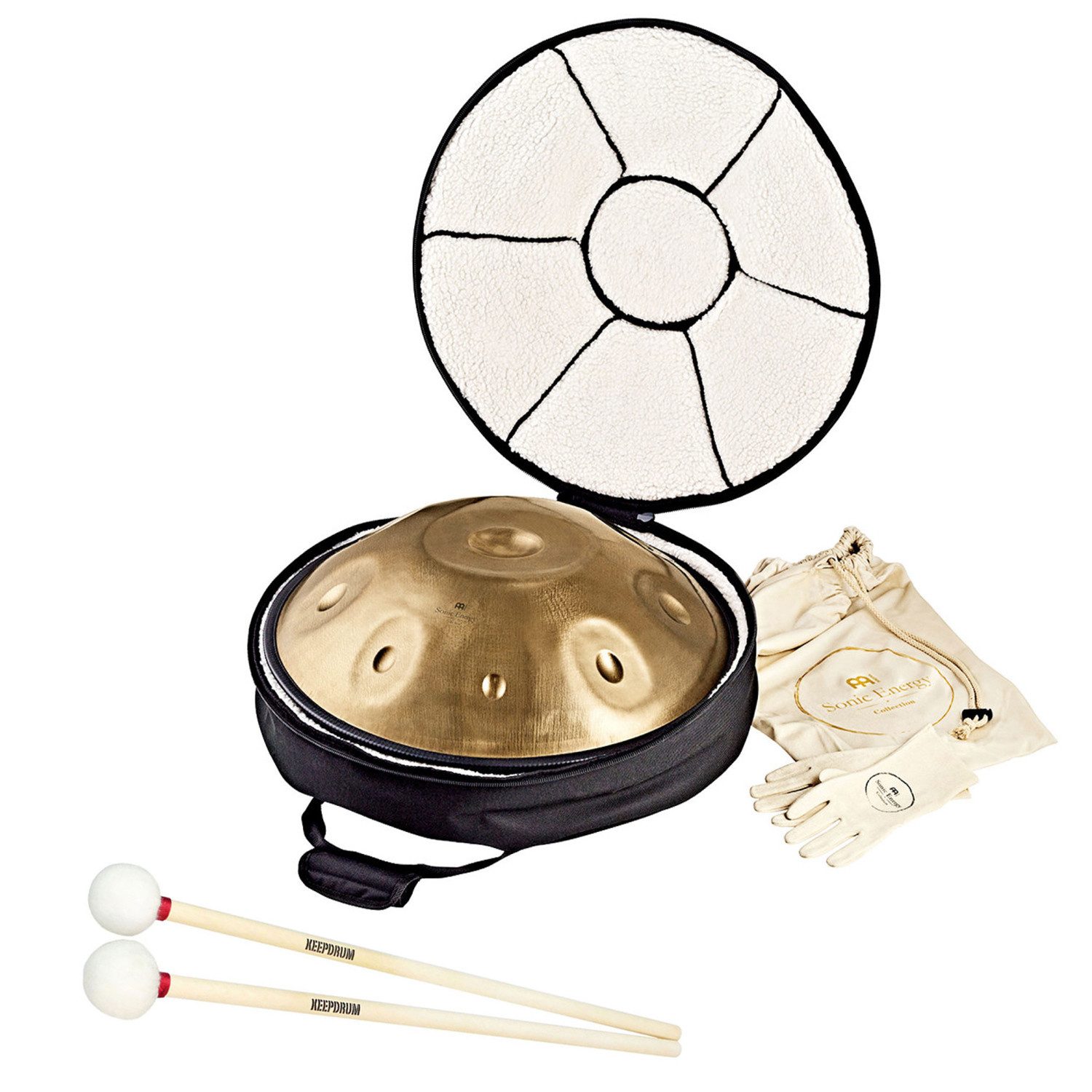 Handpan Meinl Sonic Energy HPSTL91 Handpan mit Schlägel