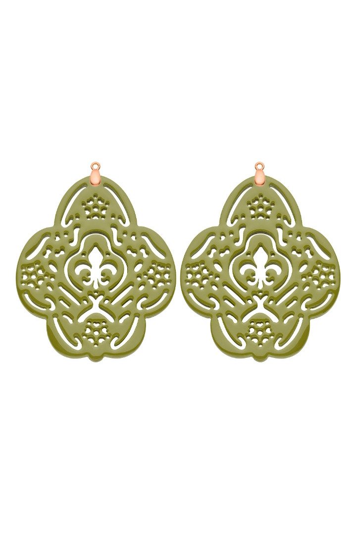 romy north vienna Ohrhänger-Set Horn-Anhänger - TAVEUNI ROSÉ