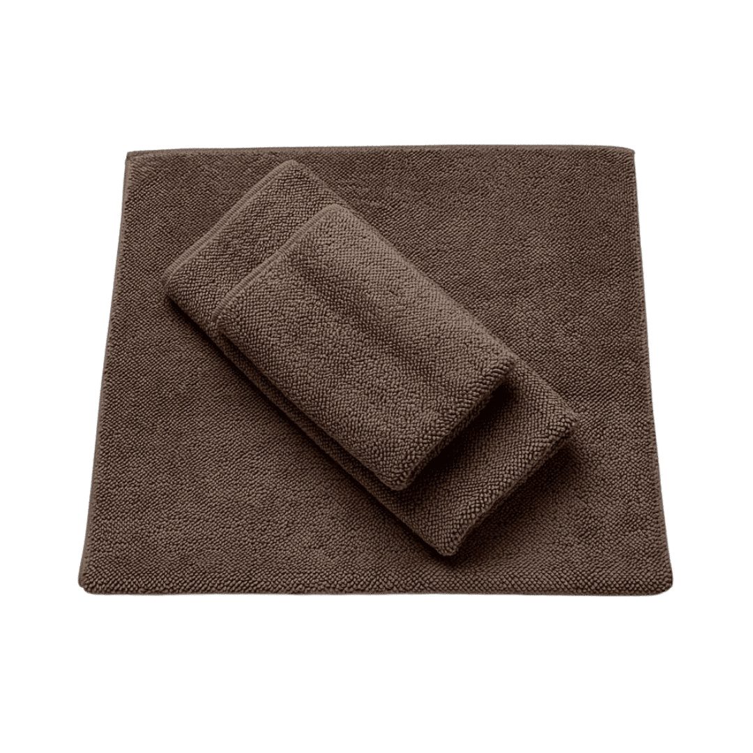 mary rose Badematte Bio Frottier Badematten Braun 60x100 cm, Bio-Baumwolle