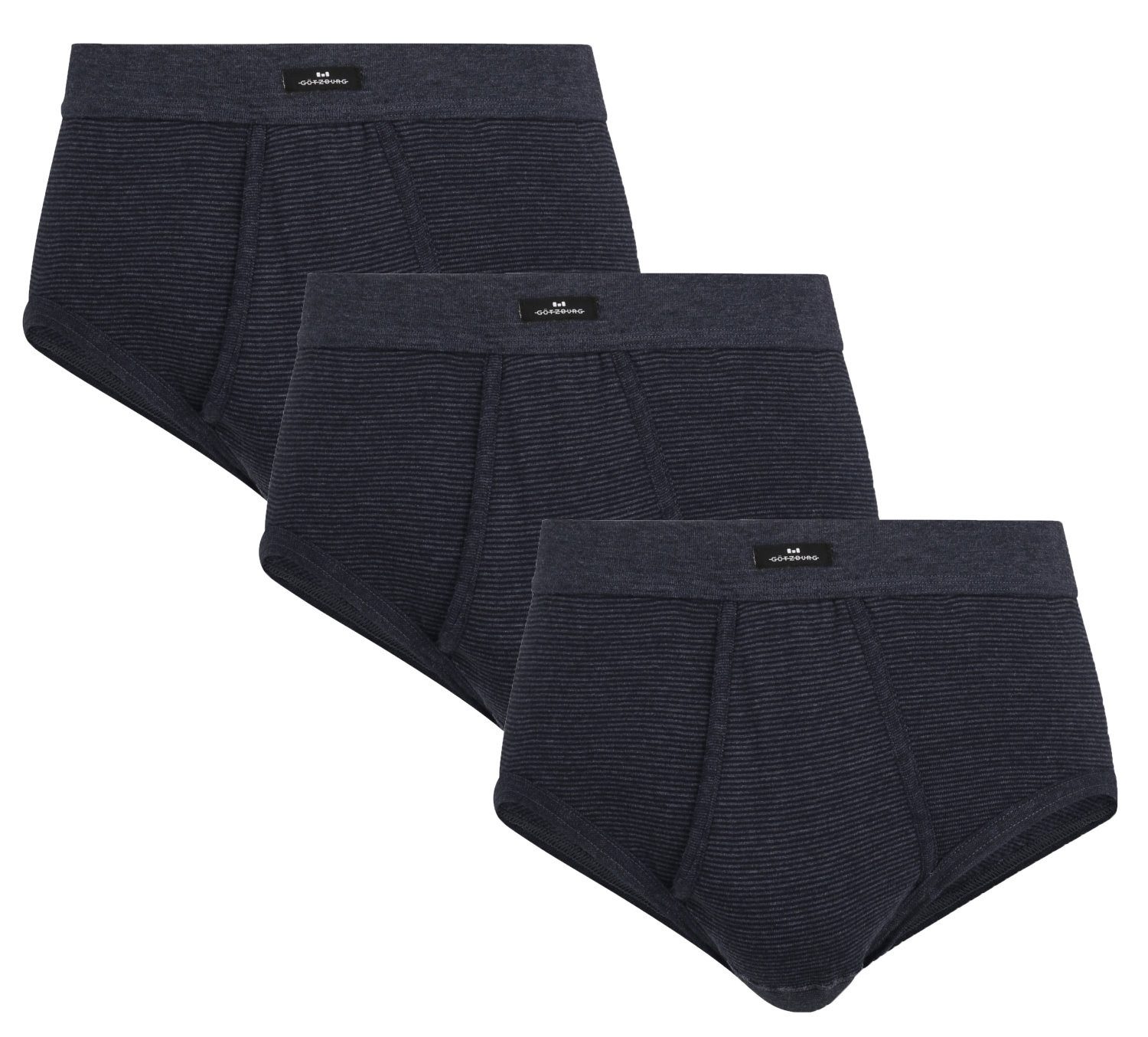 Slip 3er Pack Herren Slips mit Eingriff
