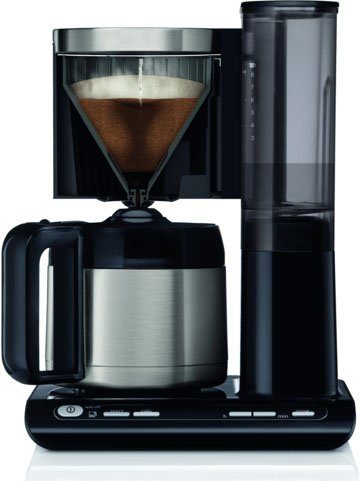BOSCH Filterkaffeemaschine TKA8A683 Styline, Aroma Sensor, Edelstahl-Thermokanne 1,1 L, 1,1l Kaffeekanne, Papierfilter 1x4, Für 8-12 Tassen, Abschaltautom., Entkalkungssystem, Edelstahl/weiß