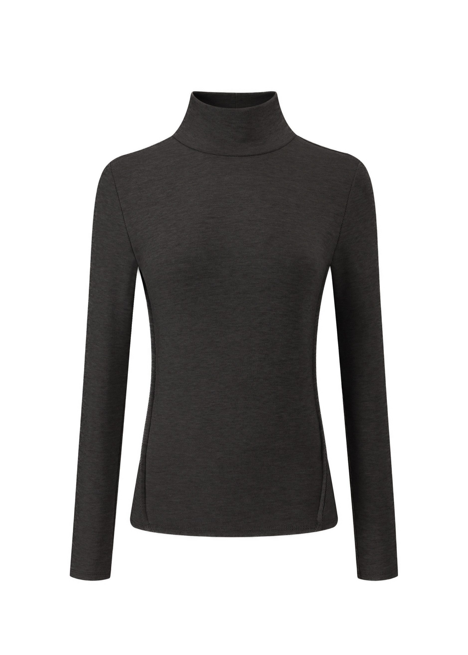 SASSYCLASSY Langarmshirt Geripptes Langarmshirt Damen mit Zeirnähet elegant günstig online kaufen