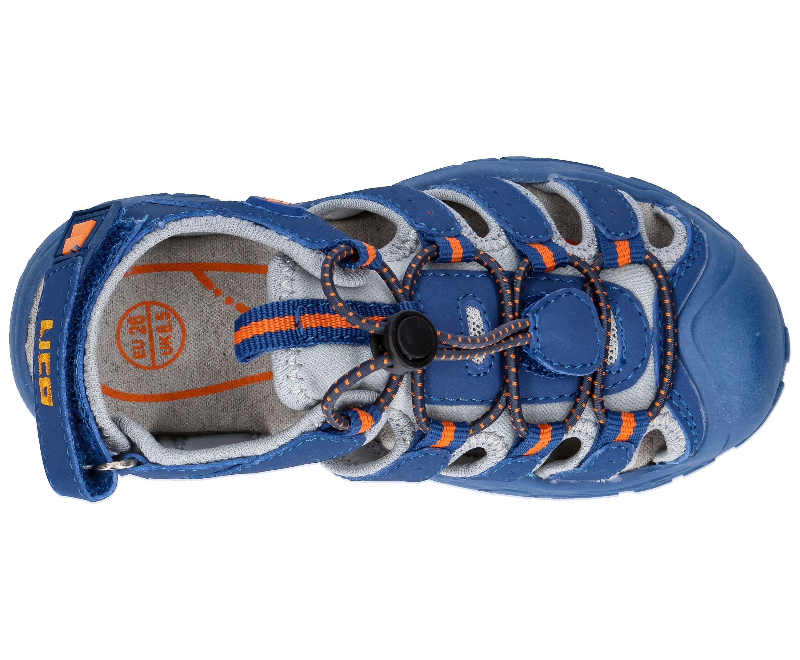 Sandale Sandale Lico blau/grau/orange Nimbo