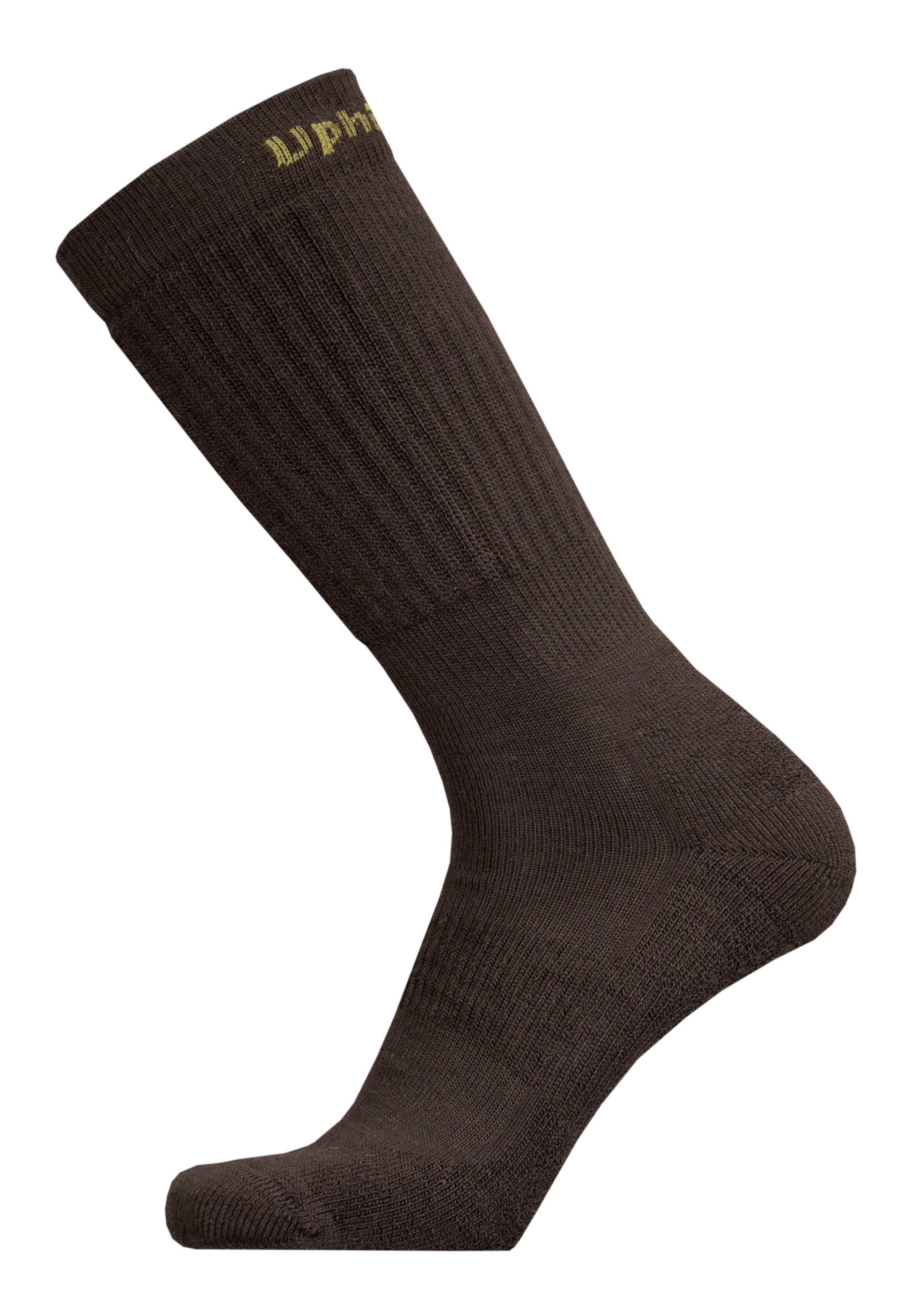 mehrlagiger mit Struktur schwarz ROVA Socken UphillSport