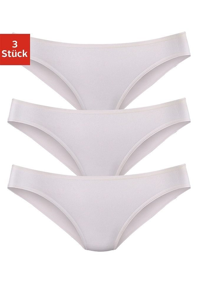 LASCANA Bikinislip aus hochwertiger Modal-Qualität (3er-Pack)